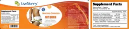 Label for Garcinia Cambogia Fat Burn