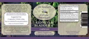 Kidneys & Bladder 4 Capsules