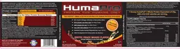 Label for HumaPro Exotic Peach Mango Flavor