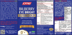 Bilberry Eye Bright Lutein Gold