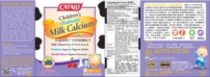 Children's Milk Calcium + Probiotics Blu