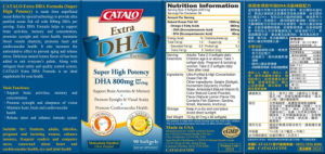 Extra DHA Formula 800 mg Lemon Flavor