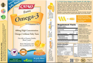 Extra Omega-3 with Vitamin D3 Juicy Oran