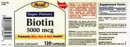 Biotin 5000 mcg