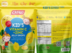 Kid's Vitamin C + Zinc Tasty Lemon Jelly