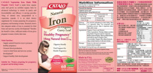 Natural Iron made with Organic Curry Lea
