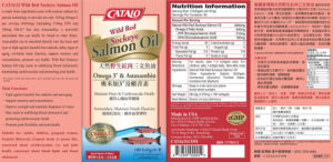 Wild Red Sockeye Salmon Oil