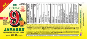 9 Jarabes Pineapple Flavor