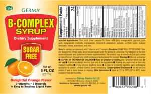 B-Complex Syrup Delightful Orange Flavor