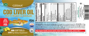 Cod Liver Oil 500 mg