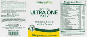 Ultra One Daily Iron Free