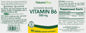 Vitamin B6 500 mg Sustained Release