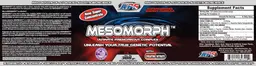 Label for Mesomorph Grape Flavor