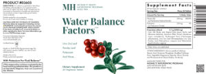 Water Balance Factors
