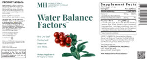 Water Balance Factors
