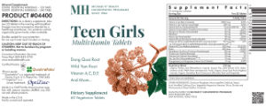 Teen Girls Multivitamin Tablets