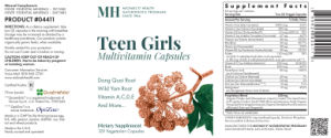 Teen Girls Multivitamin Capsules