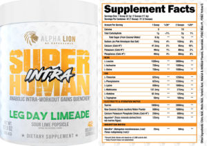 Superhuman Intra Leg Day Limeade Sour Li