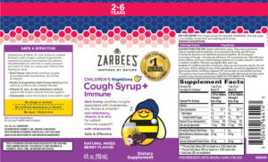 Children's Nighttime Cough Syrup + Immun