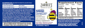 Children's Sleep Chewable Tablet with Me