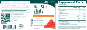 Hair, Skin & Nails Gummies Peach-Mango F