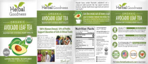 Organic Avocado Leaf Tea