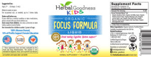Organic Focus Formula Liquid