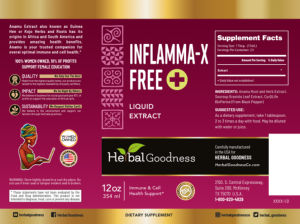 Inflamma-X Free + Liquid Extract
