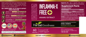 Inflamma-X Free + Anamu Extract