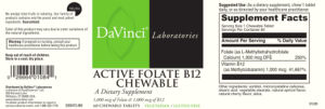 Active Folate B12 Chewable