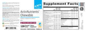 ActivNutrients Chewable Natural Mixed Be