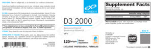 Label for D3 2000