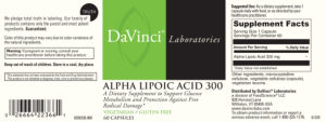 Alpha Lipoic Acid 300