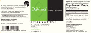 Beta Carotene 7,500 mcg