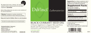 Black Currant Seed Oil