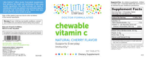 Chewable Vitamin C Natural Cherry Flavor