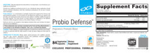 Label for Probio Defense