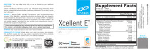 Label for Xcellent E
