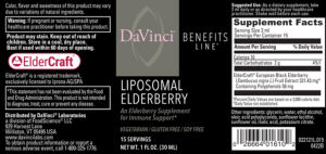 Liposomal Elderberry