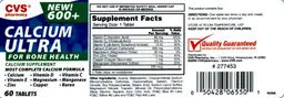 Label for Calcium Ultra