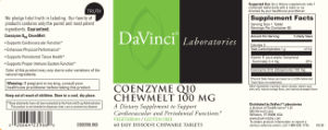Coenzyme Q10 Chewmelt 100 mg