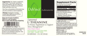 Liposomal L-Theanine Fruit Punch Flavor