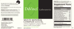 Multi-Mineral Complex with D3