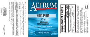 Zinc Plus 30 mg