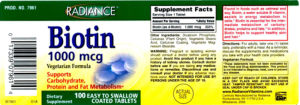 Biotin 1000 mcg