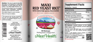 Maxi Red Yeast Rice