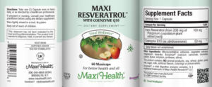 Maxi Resveratrol with Coenzyme Q10