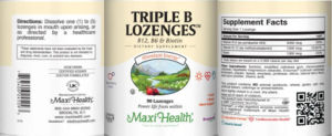 Triple B Lozenges Natural Berry Flavor