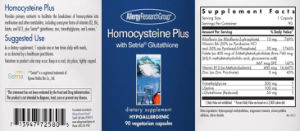 Homocysteine Plus with Setria Glutathion