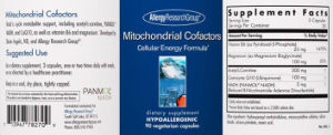Mitochondrial Cofactors